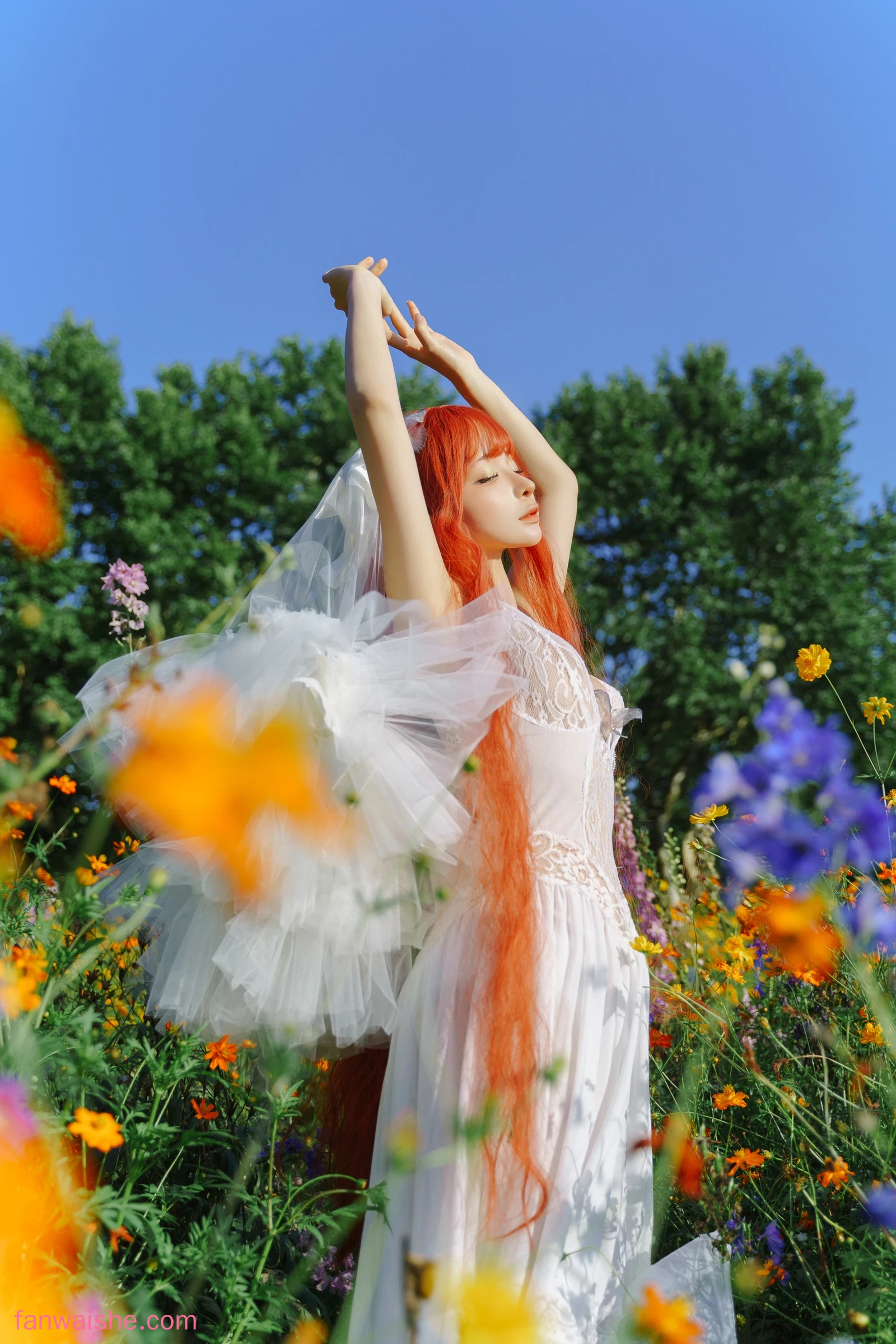 蠢沫沫 蠢沫沫 NO.349 - 《花丛婚纱》