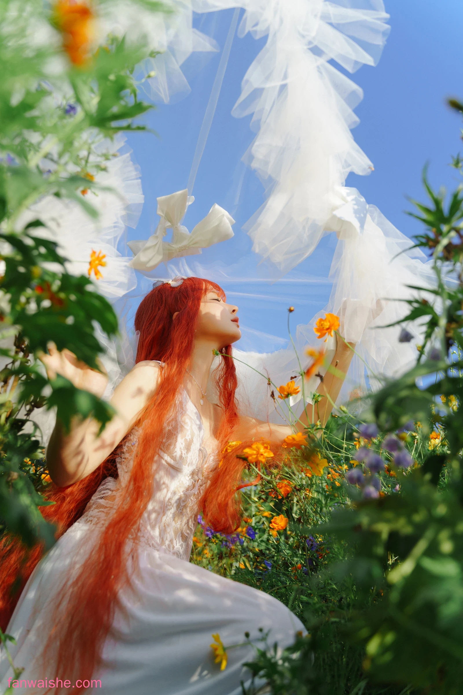 蠢沫沫 蠢沫沫 NO.349 - 《花丛婚纱》