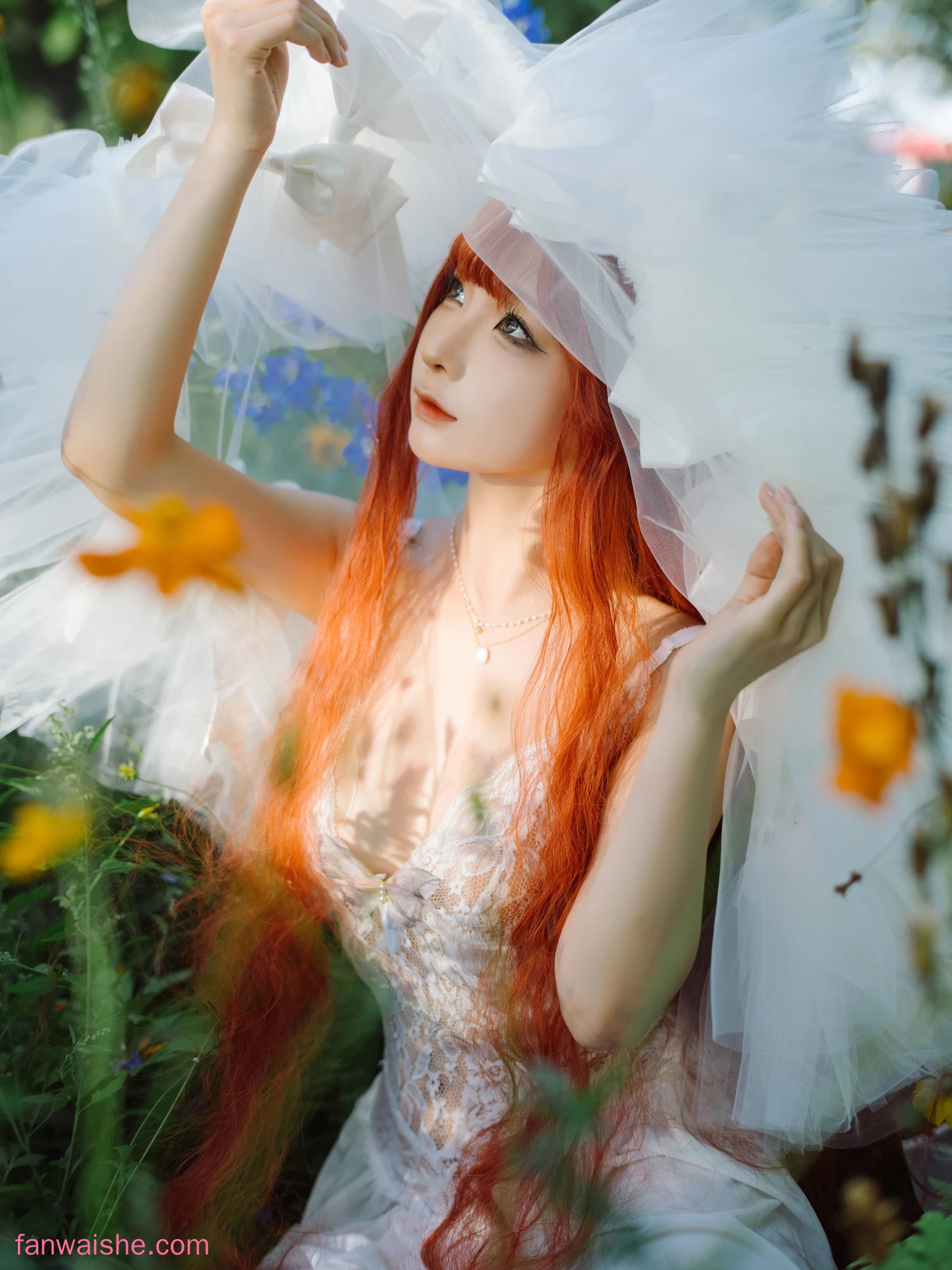 蠢沫沫 蠢沫沫 NO.349 - 《花丛婚纱》