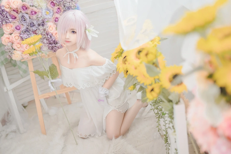 蠢沫沫《玛修》主题写真：40张全套美图