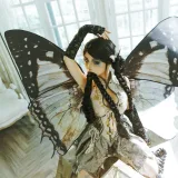 蠢沫沫《枯叶蝶》主题写真：91张全套美图