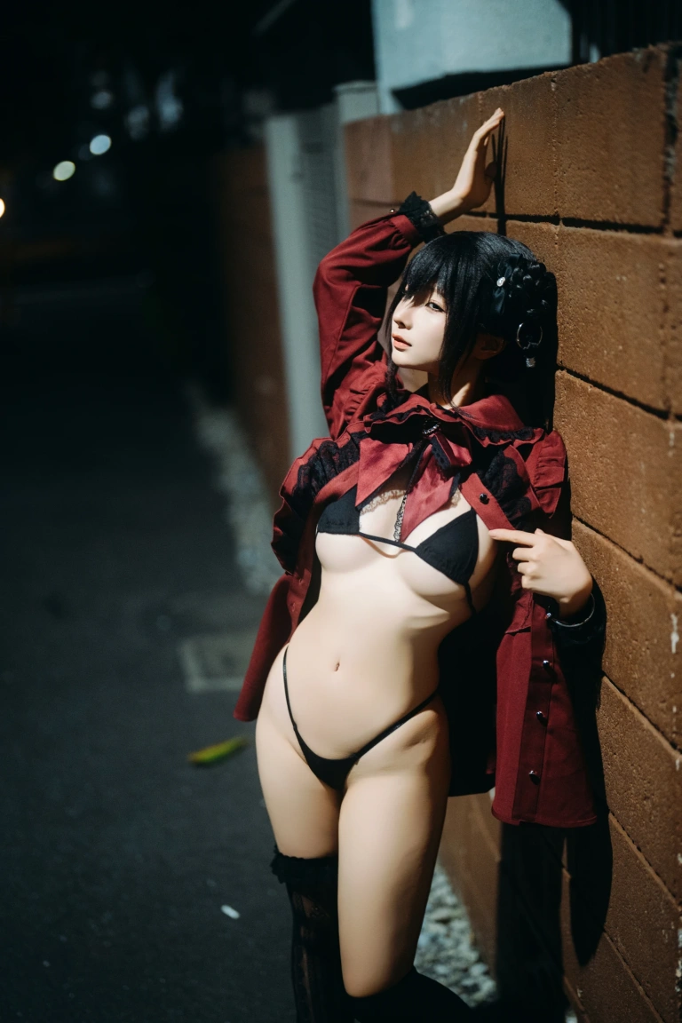 蠢沫沫《夜行》主题写真：57张全套美图