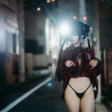 蠢沫沫《夜行》主题写真：57张全套美图