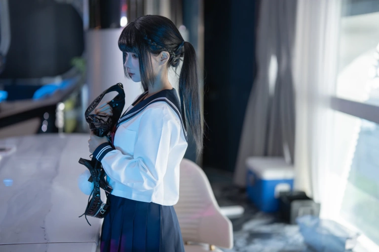 蠢沫沫《兼职》主题写真：268张全套美图，含1个视频