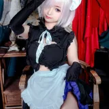 蠢沫沫《玛修女仆》主题写真：22张全套美图