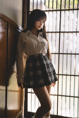 蠢沫沫《JK》主题写真：32张全套美图