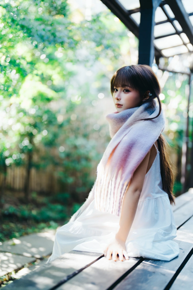 蠢沫沫《冬日》主题写真：32张全套美图