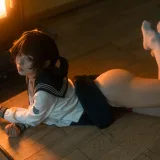 蠢沫沫《红绳》主题写真：18张全套美图