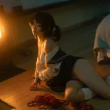 蠢沫沫《红绳》主题写真：18张全套美图