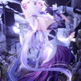 蠢沫沫《崩坏：星穹铁道 遐蝶》主题写真：12张全套美图