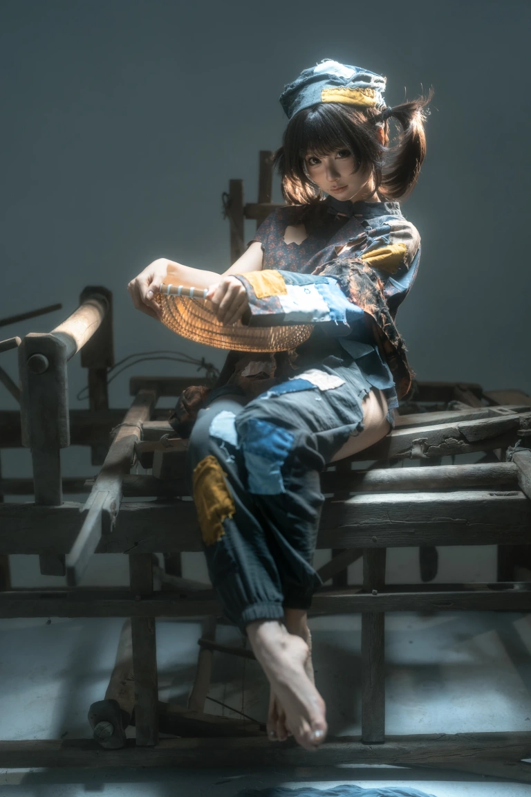 蠢沫沫《叫兽 小乞丐》主题写真：23张全套美图，含1个视频