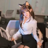 桜井宁宁《柴犬ol》主题写真：58张全套美图