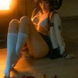蠢沫沫《火》主题写真：20张全套美图