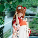 蠢沫沫《EVA 明日香 和服》主题写真：30张全套美图