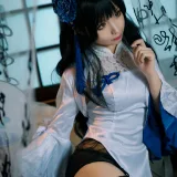 蠢沫沫《95式旗袍》主题写真：11张全套美图