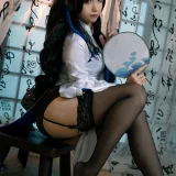 蠢沫沫《95式旗袍》主题写真：11张全套美图