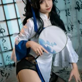 蠢沫沫《95式旗袍》主题写真：11张全套美图