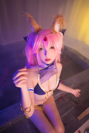 神楽坂真冬《第二季 序号21：玉藻前舞娘《Mysterious Love》》主题写真：150张全套美图