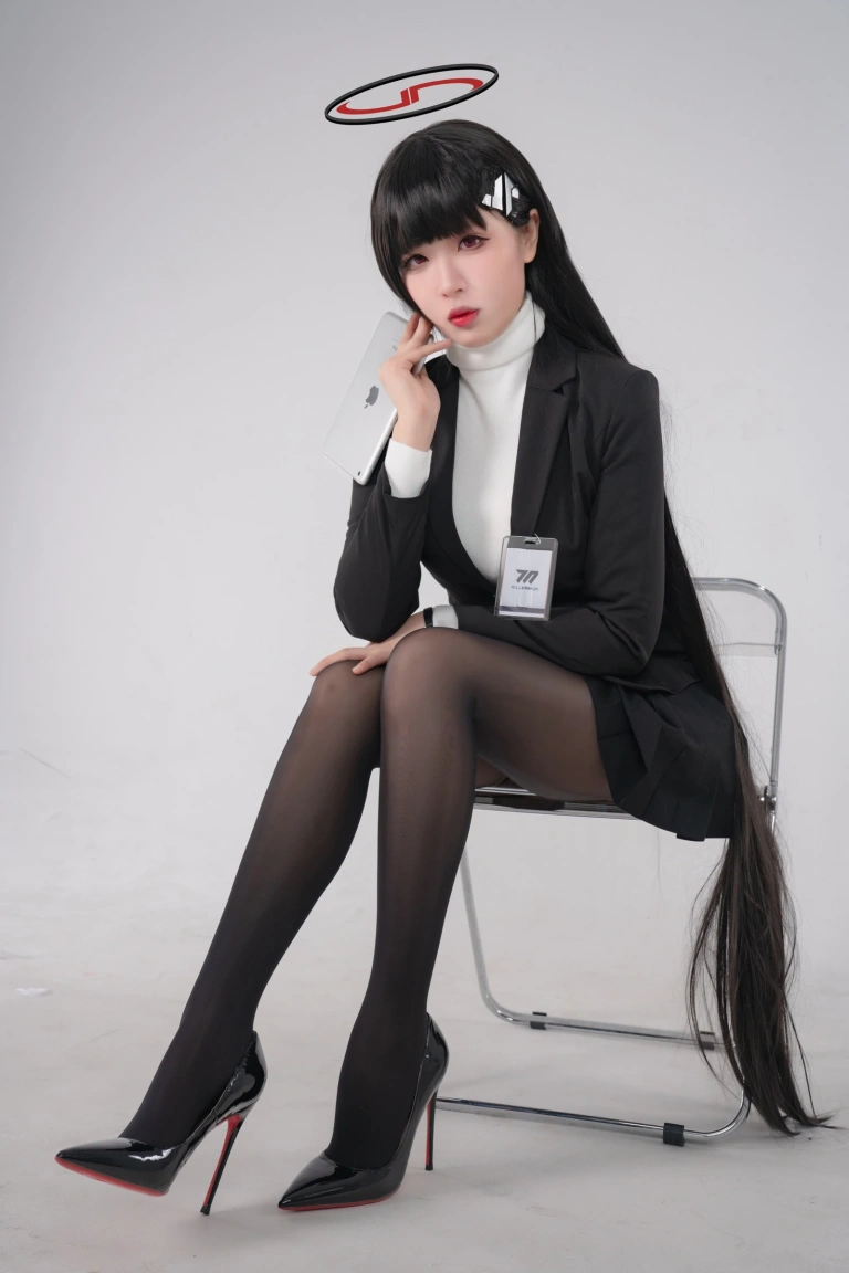 轩萧学姐《NO.40 – 碧蓝档案 莉音》主题写真：85张全套美图，含2个视频