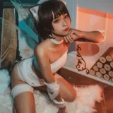 蠢沫沫《绷带猫》主题写真：40张全套美图
