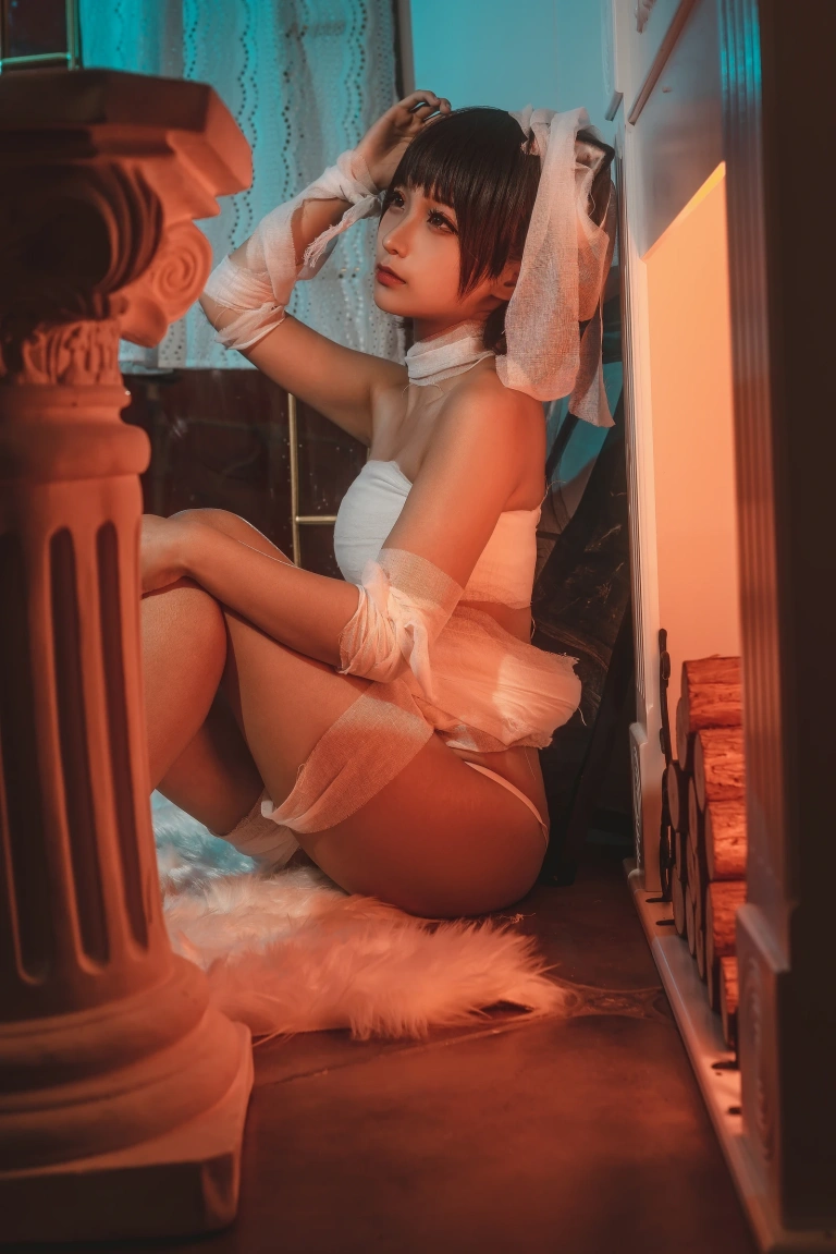 蠢沫沫《绷带猫》主题写真：40张全套美图