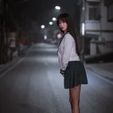 轩萧学姐《NO.42 – 公路JK》主题写真：57张全套美图