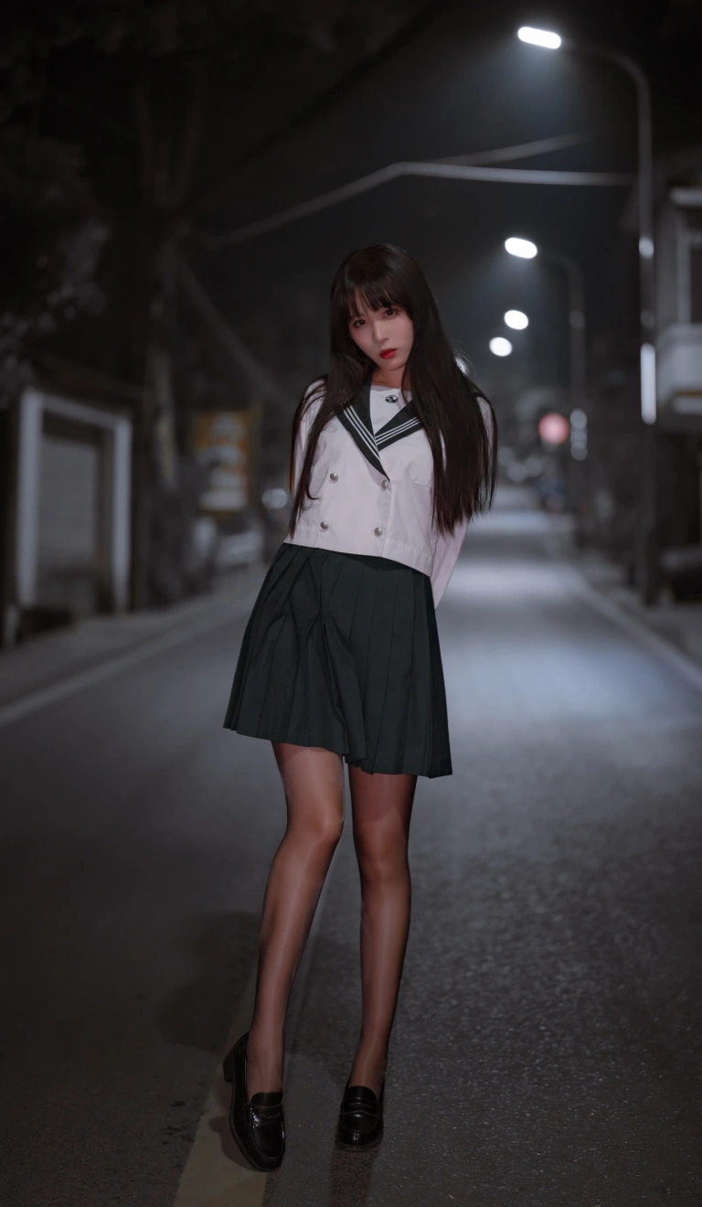轩萧学姐《NO.42 – 公路JK》主题写真：57张全套美图