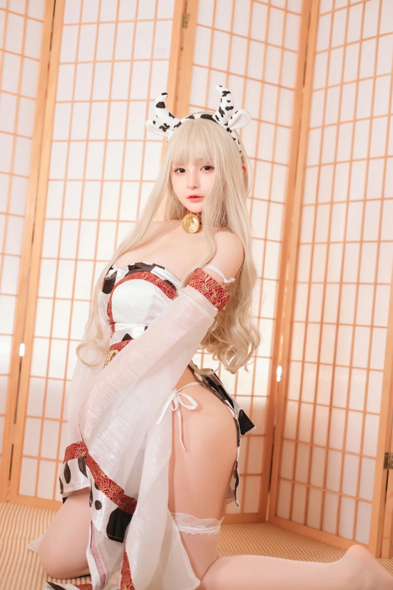 桜井宁宁《牛牛子和服》主题写真：47张全套美图