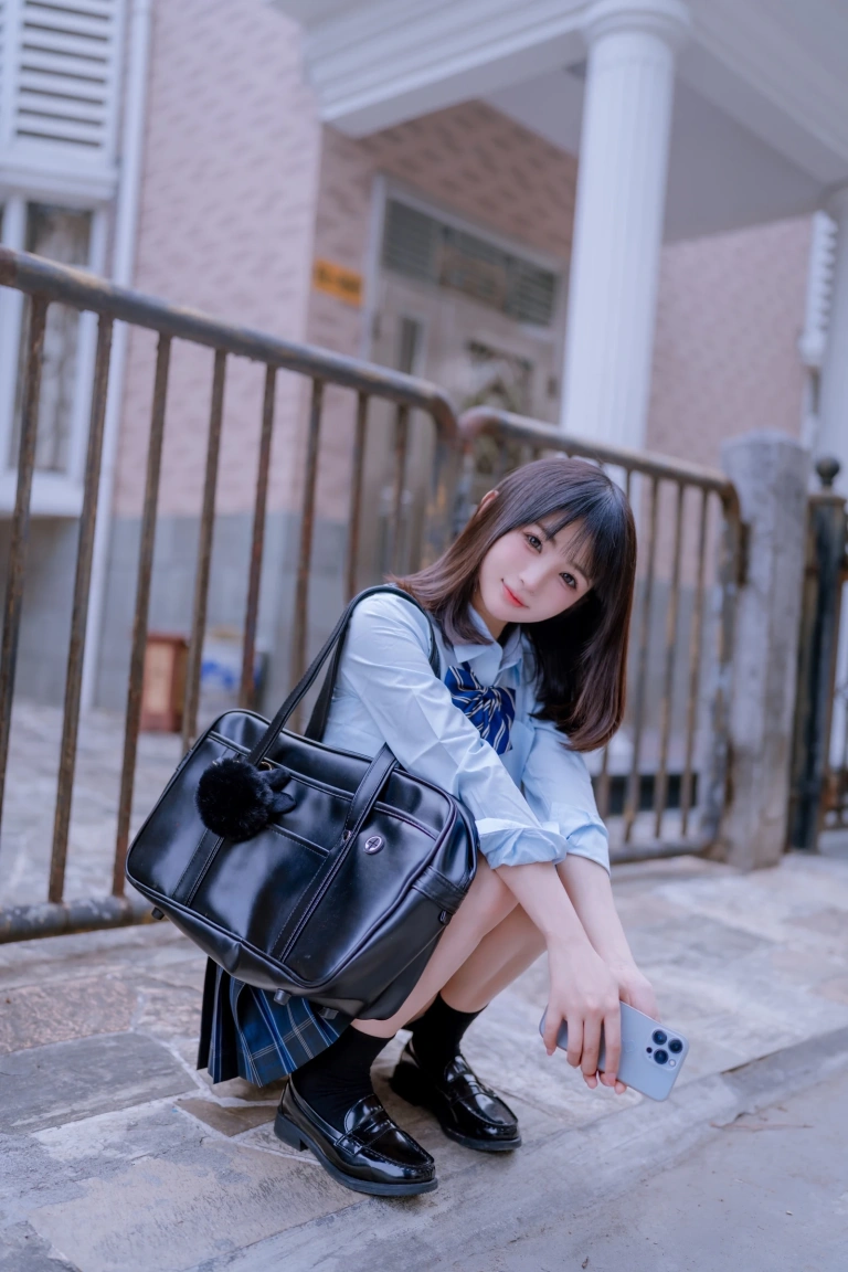 桜井宁宁《jk之居家》主题写真：65张全套美图