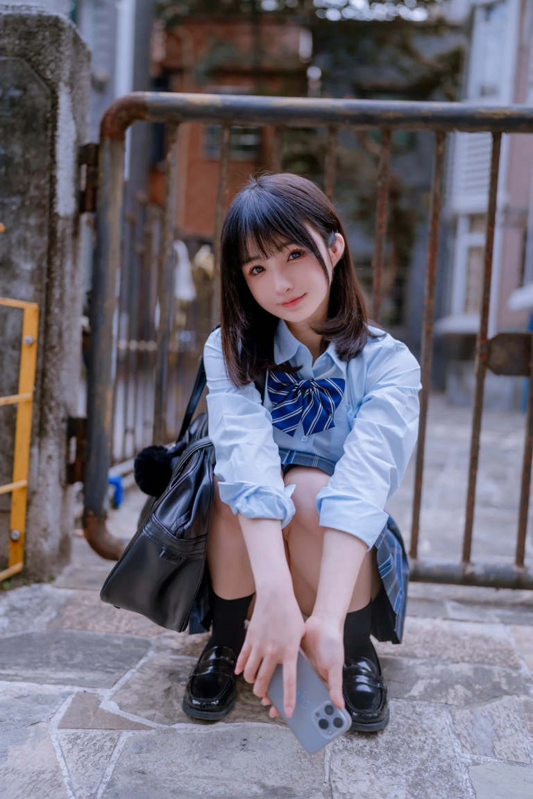 桜井宁宁《jk之居家》主题写真：65张全套美图