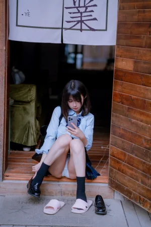 桜井宁宁《jk之居家》主题写真：65张全套美图