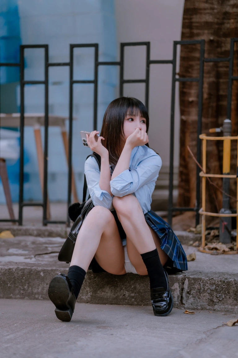 桜井宁宁《jk之居家》主题写真：65张全套美图