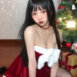 果咩酱《圣诞 黑丝》主题写真：28张全套美图，含3个视频