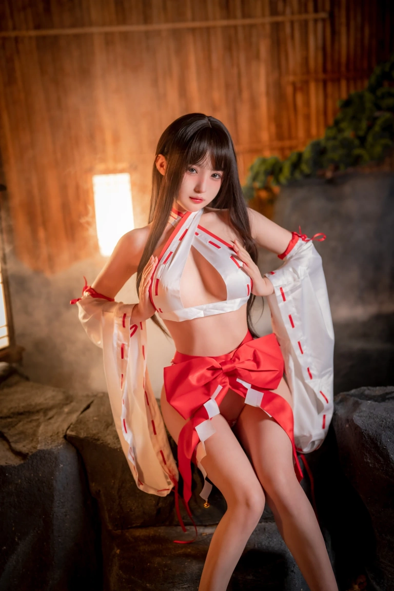 桜井宁宁《圣洁巫女》主题写真：61张全套美图