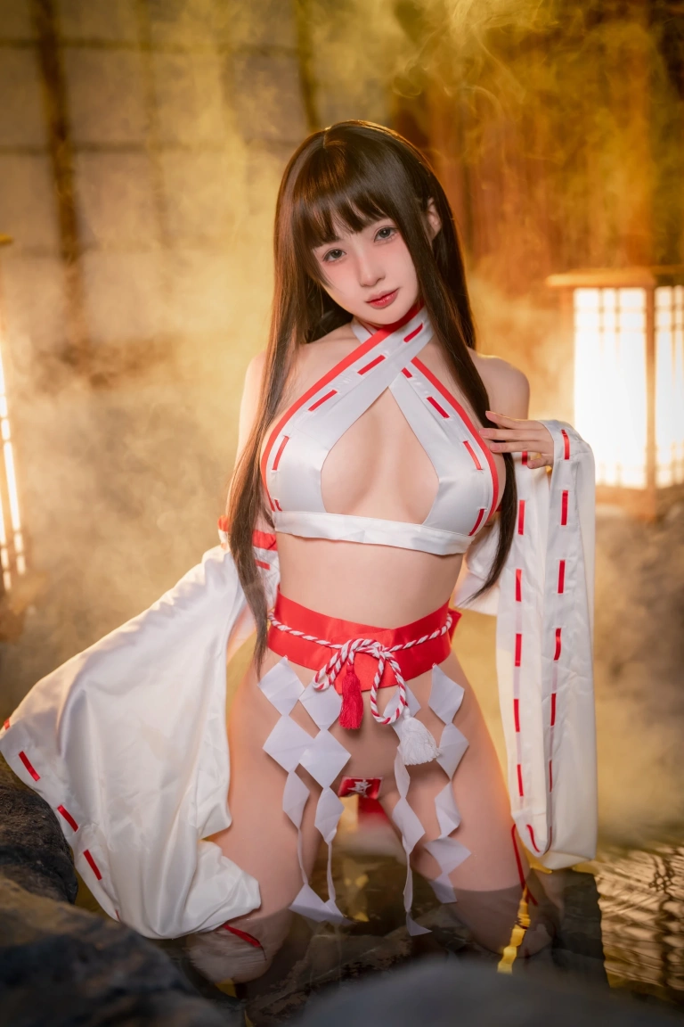 桜井宁宁《圣洁巫女》主题写真：61张全套美图
