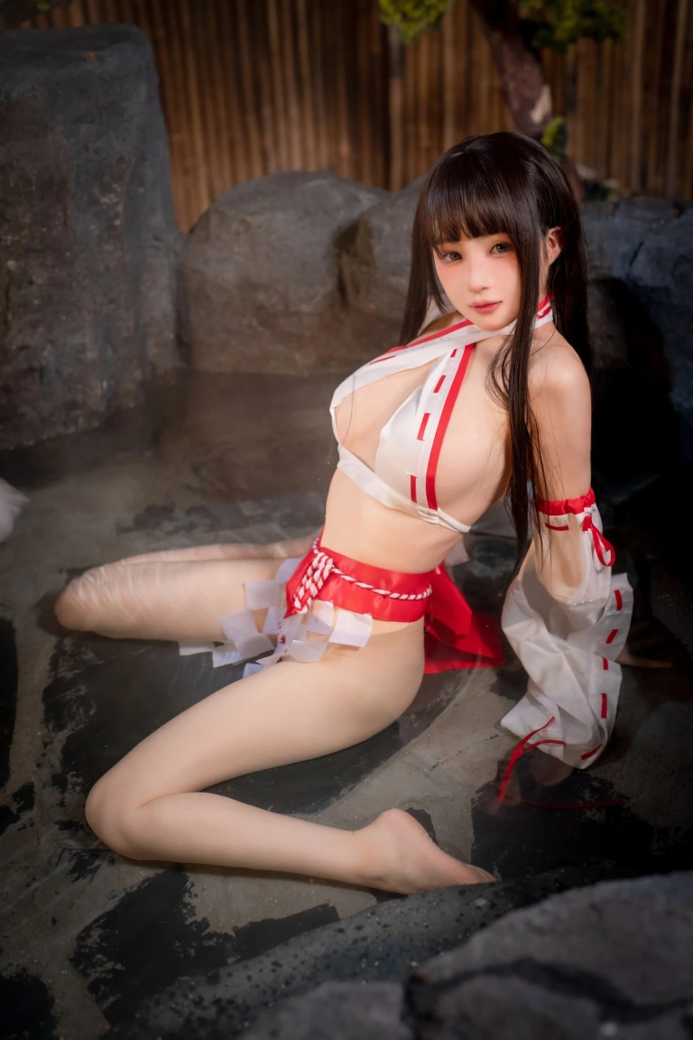 桜井宁宁《圣洁巫女》主题写真：61张全套美图