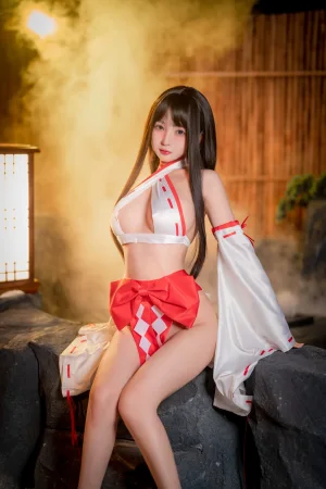 桜井宁宁《圣洁巫女》主题写真：61张全套美图