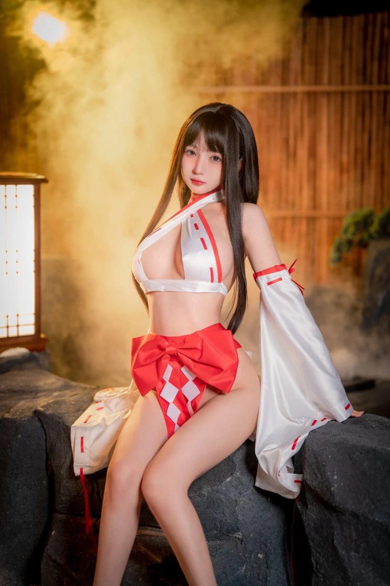 桜井宁宁《圣洁巫女》主题写真：61张全套美图