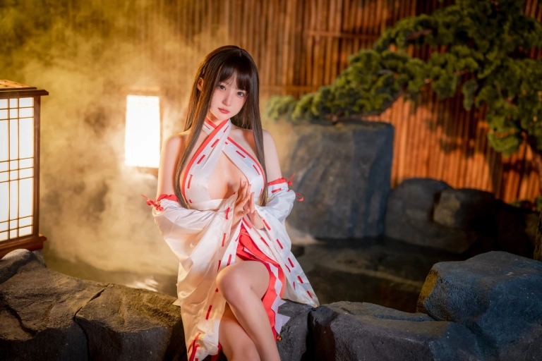 桜井宁宁《圣洁巫女》主题写真：61张全套美图
