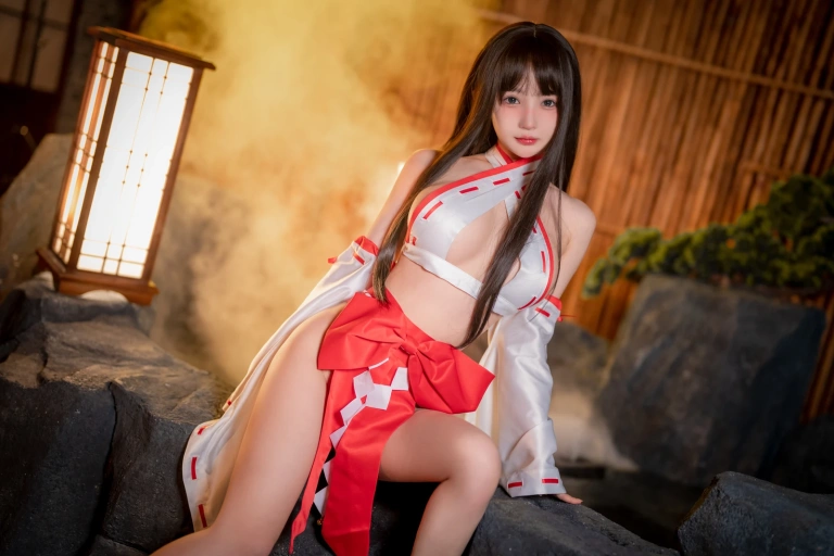 桜井宁宁《圣洁巫女》主题写真：61张全套美图