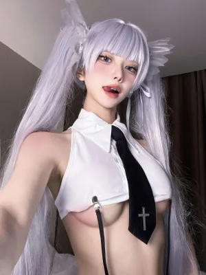 果咩酱《天使女警》主题写真：23张全套美图