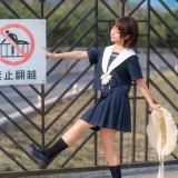 蠢沫沫《jk制服》主题写真：40张全套美图