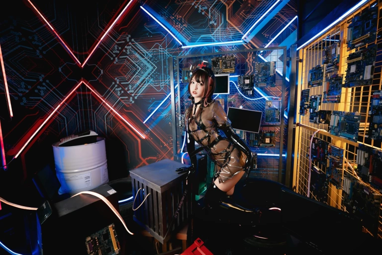 神楽坂真冬《第三季 序号1：《無色哲学》透明黑白护士双人》主题写真：150张全套美图，含3个视频