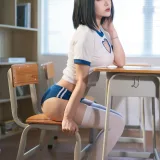 雯仔不讲道理《运动服猫咪》主题写真：30张全套美图