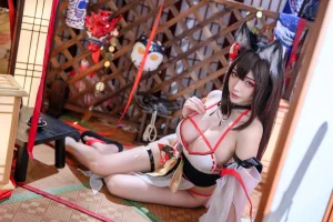 雯仔不讲道理《天城水着》主题写真：40张全套美图