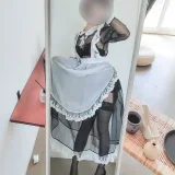 蠢沫沫《透明女仆自拍》主题写真：42张全套美图
