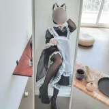 蠢沫沫《透明女仆自拍》主题写真：42张全套美图