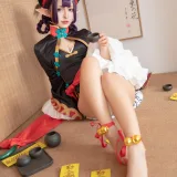神楽坂真冬《第三季 序号5：《果実の酒気》酒吞cos》主题写真：150张全套美图，含3个视频