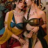 轩萧学姐&奶桃桃《NO.55 – 古风敦煌》主题写真：34张全套美图，含1个视频