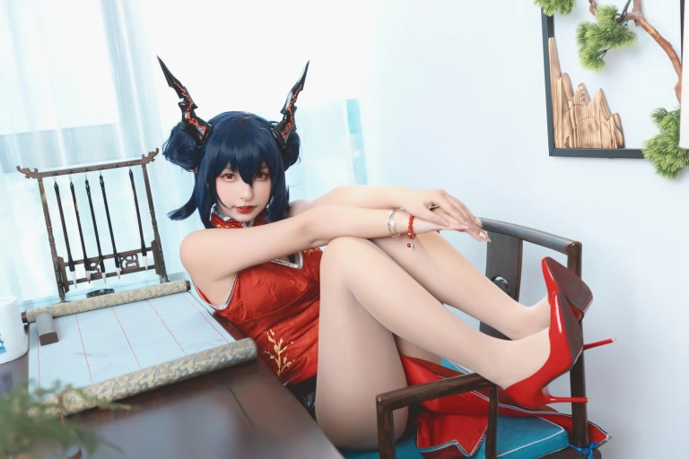神楽坂真冬《第三季 序号7：《刀ノ語》陈&妖刀姬cos》主题写真：150张全套美图，含3个视频